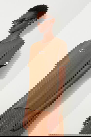 Tričko Alpha Industries T-Shirt With Short Sleeve Zelené | 118529.629, 4