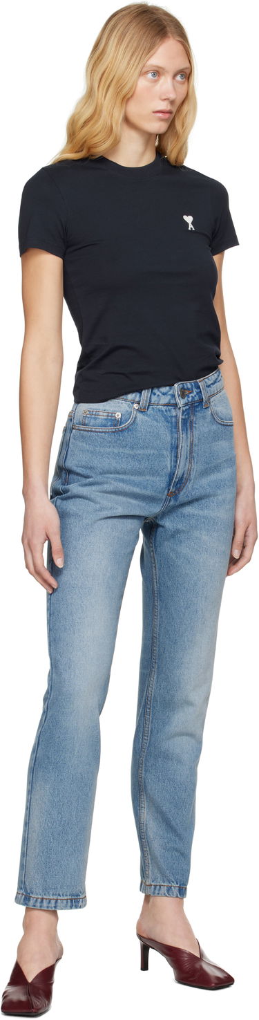 Džínsy AMI AMI Paris Classic Fit Jeans Modrá | FTR031.DE0046, 3