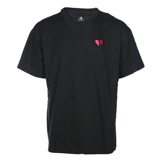 Tričko Converse Valentine's Day Heart Graphic Tee Čierna | 10021420-A01