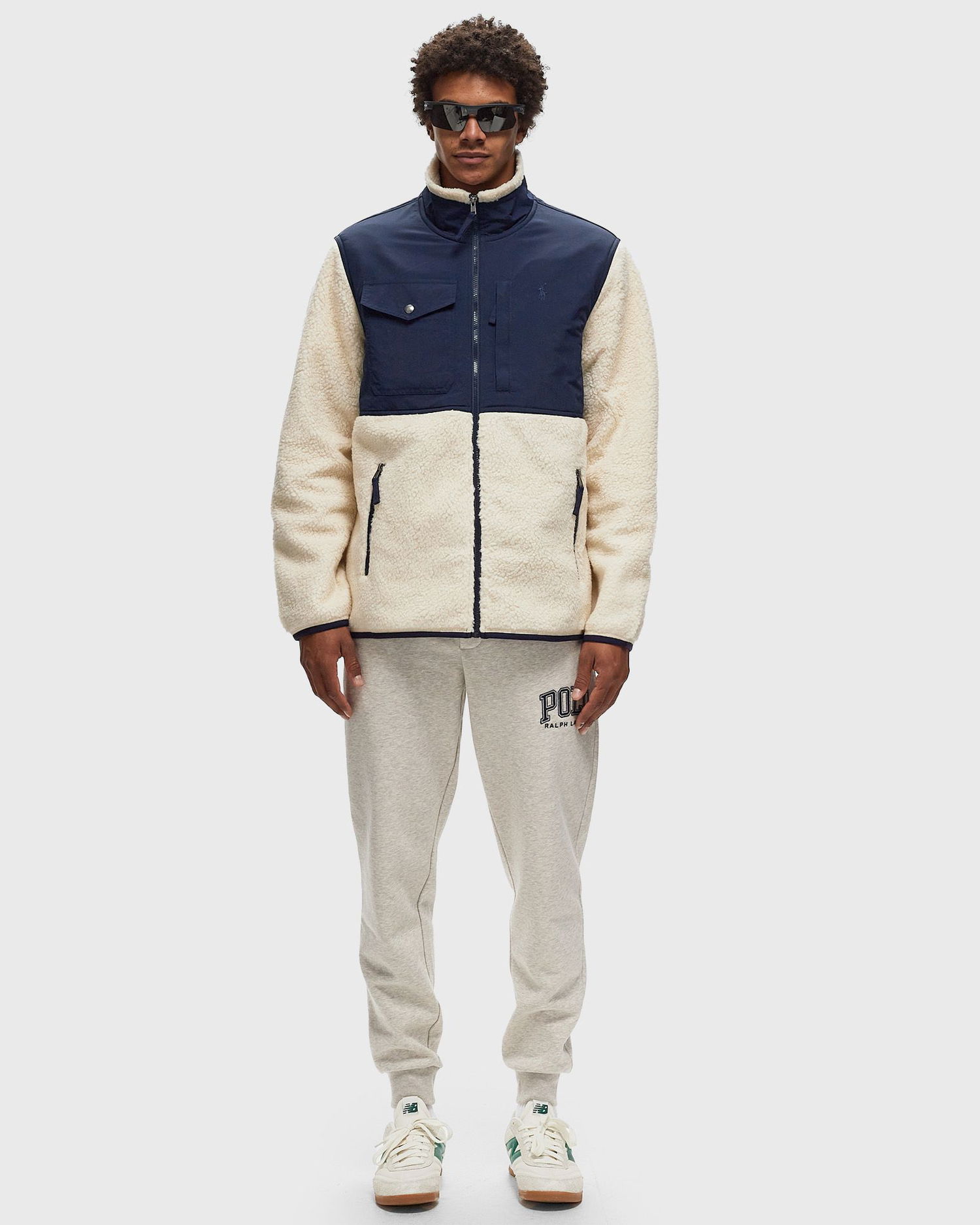 Mikina Polo by Ralph Lauren Men's Half-Zip Fleece Jacket Béžová | 710850412019, 1