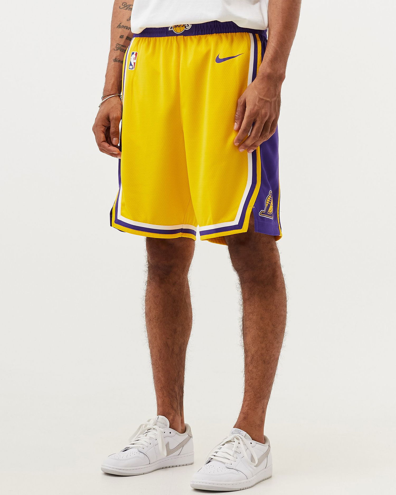 Šortky Nike Los Angeles Lakers Icon Edition Swingman Shorts Žltá | 886066056287, 1