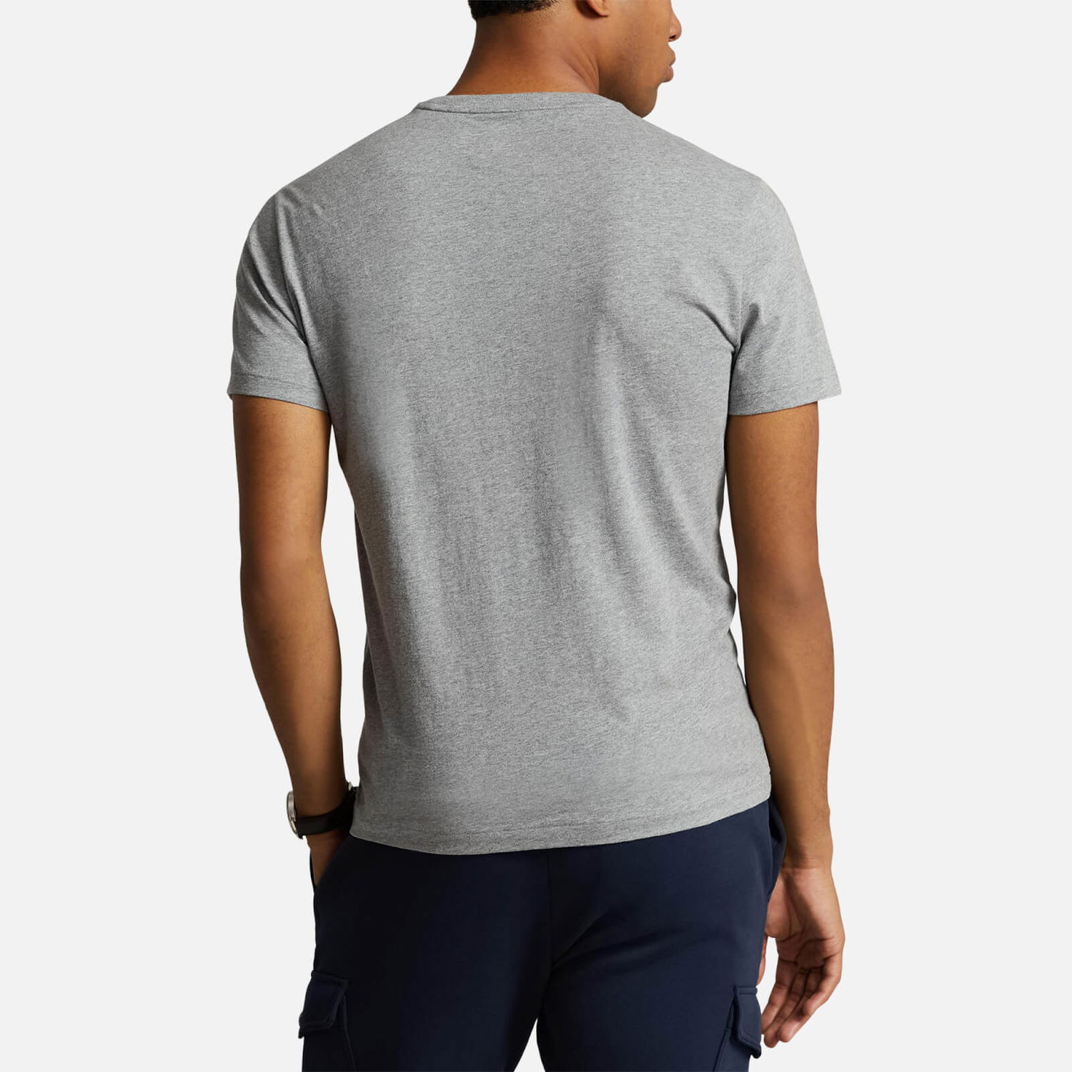 Tričko Polo by Ralph Lauren Polo Ralph Lauren Custom-Slim-Fit Jersey-T-Shirt - Šedá | 710839046047, 1