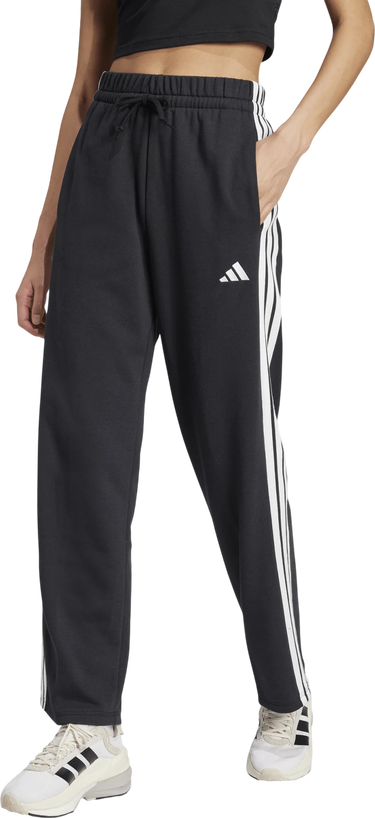 Tepláky adidas Performance Essentials 3-Stripes Open Hem French Terry Pants Čierna | JW7182, 1