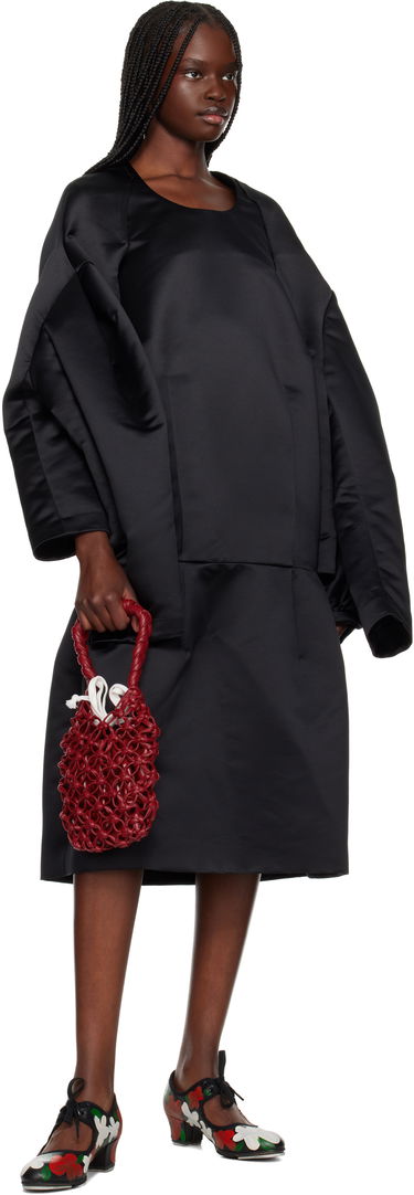 Kabelka Comme des Garçons Comme des Garçons Braided Knotted Synthetic Leather Tote Červená | RO-K203-051-2, 3