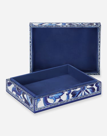 Home decor Dolce & Gabbana Dolce & Gabbana Large Decorated Plexiglass Box Onesize Modrá | TCC201TCAMYUB008, 3