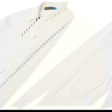 Sveter Polo by Ralph Lauren Polo Ralph Lauren Men's Loopback Half Zip Sweat Clubhouse Cream Biela | 710934601001, 0