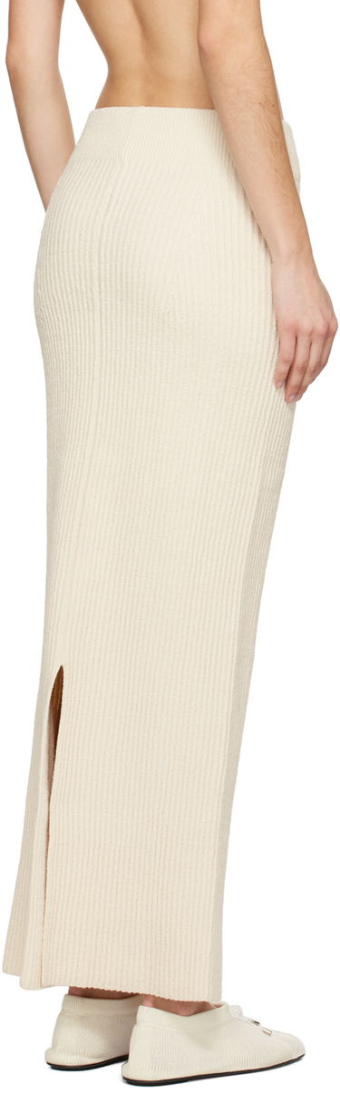 Sukňa TOTEME TOTEME Vented Maxi Knit Skirt Béžová | 242-WRB2171-YA0042, 2
