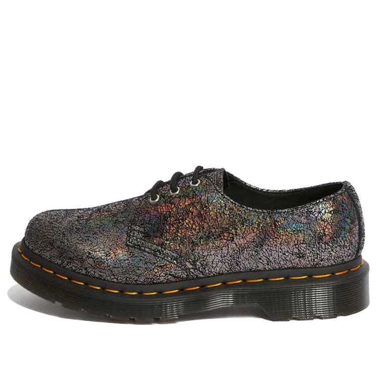Tenisky a topánky Dr. Martens 1461 Metallic JK 'Gunmetal Iridescent Crackle' Čierna | 25730029, 0