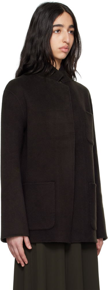Bunda TOTEME TOTEME Patch Pocket Jacket Šedá | 242-WRO1613-FB0006, 4