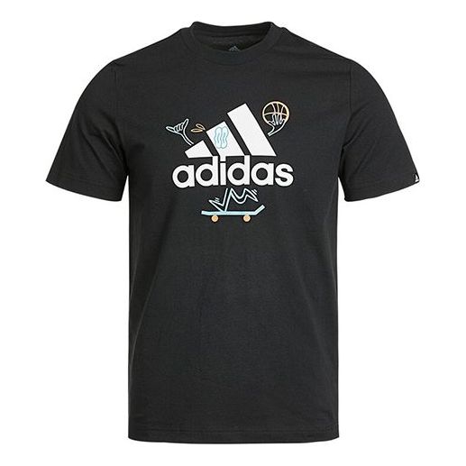 Tričko adidas Originals Sports Graphic T-Shirt Čierna | GL3709