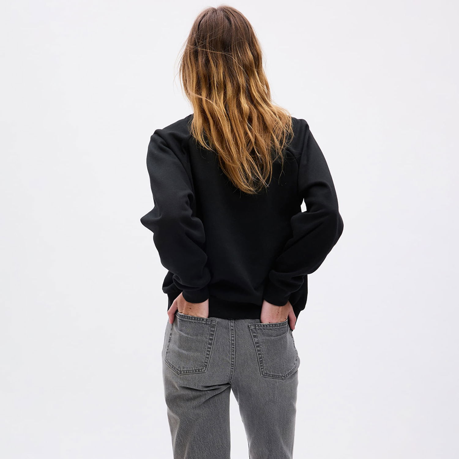 Mikina GAP Sweatshirt Logo Sweatshirt True Black M Čierna | 821898-01, 1