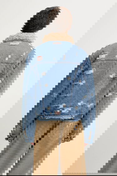 Bunda DAILY PAPER Reversible Fur Jacket Oversize Béžová | 2521018, 4