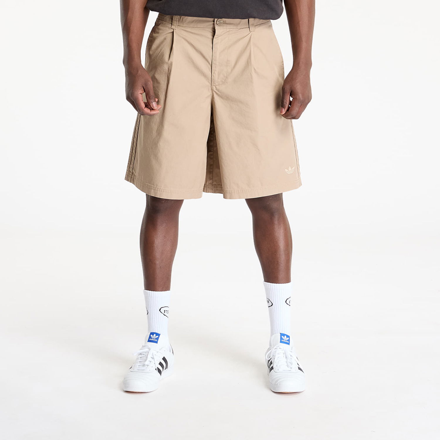 Šortky adidas Originals Wide Leg Bermuda Shorts Béžová | KB5585, 0