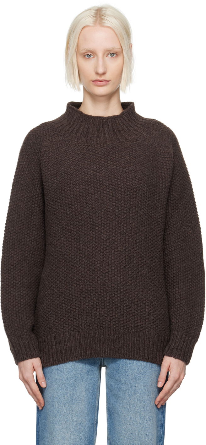 Sveter YMC YMC Loretta Knit Sweater Hnedá | Q8XAQ, 0