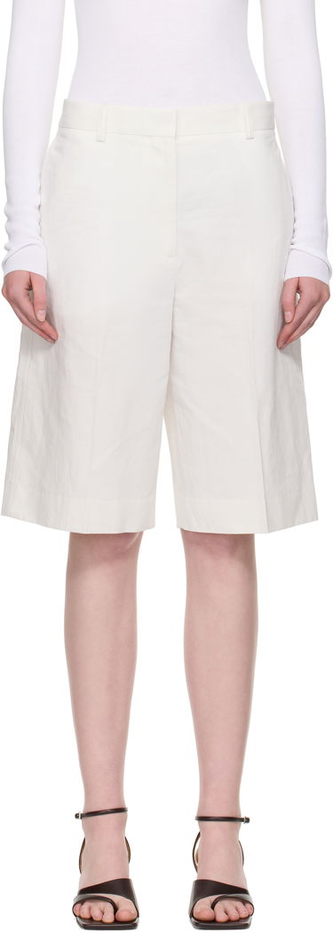 Šortky TOTEME TOTEME Tailored Shorts Biela | 253-WRB0285-FB0425, 0