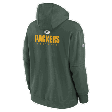 Mikina Nike NFL Green Bay Packers Sideline Club Zelené | HF1036-323, 1