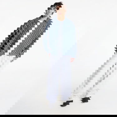 Košeľa adidas Performance Denim Monogram Shirt Jacket Modrá | KD0397, 3