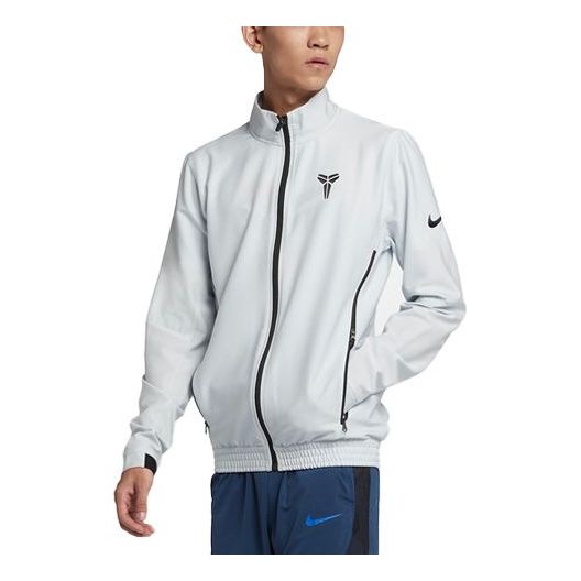 Vetrovka Nike Kobe Bryant Basketball Stand Collar Jacket Šedá | AJ0374-043