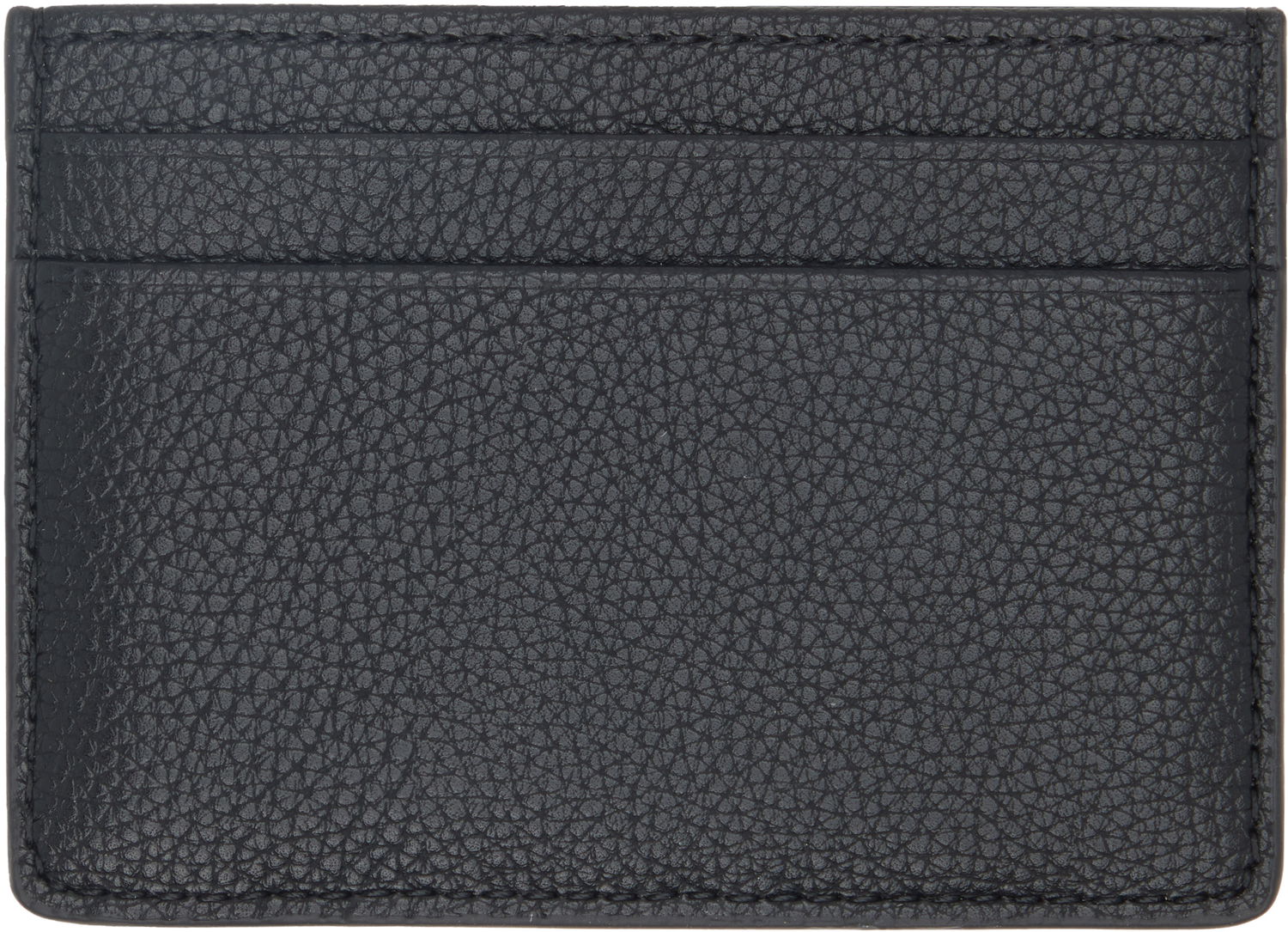 Peňaženka BOSS Grained Faux-Leather Card Holder Čierna | 50536513, 1