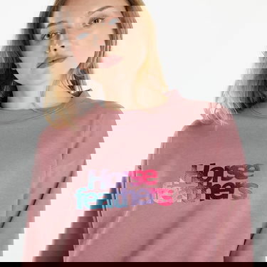 Mikina Horsefeathers Haley Sweatshirt Ash Rose Ružová | SW901A, 2