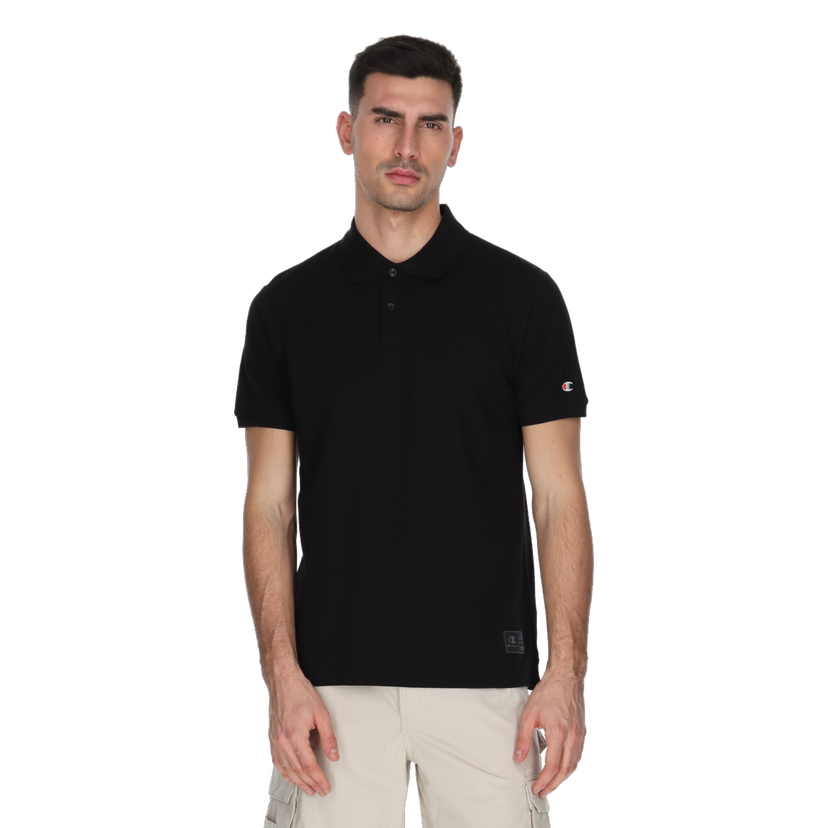 Polo tričko Champion Short-Sleeve Polo Shirt Easy Čierna | 220530-KK001