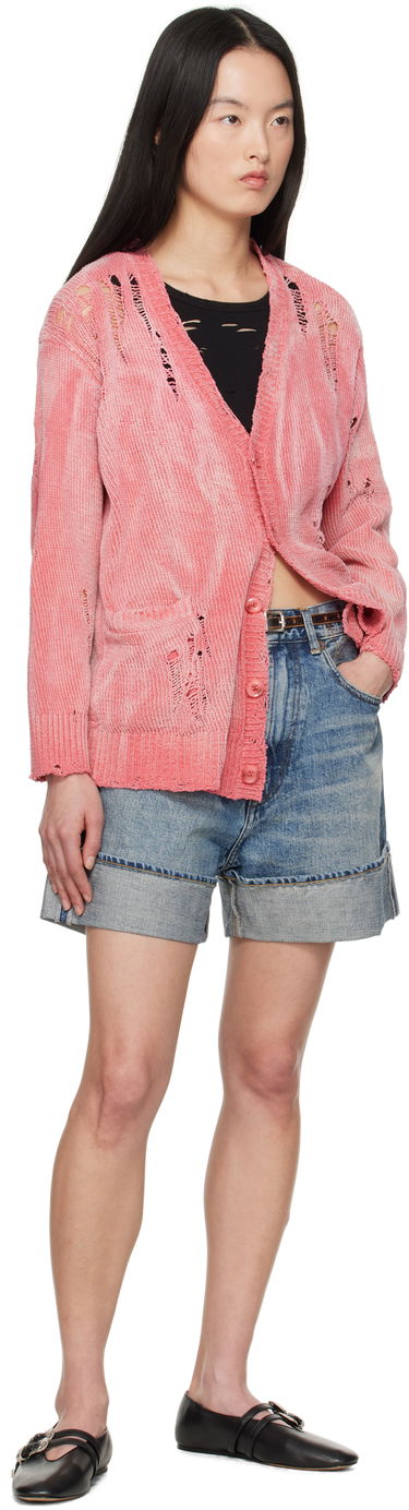 Šortky R13 R13 Nina Denim Shorts Modrá | R13WD110-D213A, 3