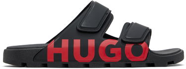 Tenisky a topánky BOSS Hugo Double-Touch Closure Logo Sandals Čierna | 50542042, 0
