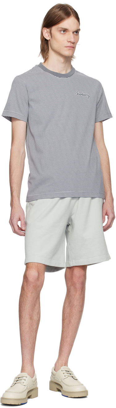 Tričko Burberry Burberry Cotton Striped T-Shirt Šedá | 8109141, 3