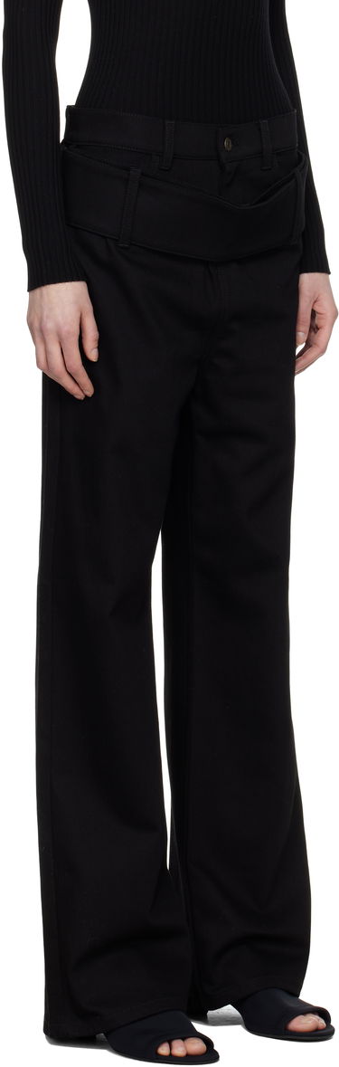 Nohavice Courrèges Courrèges Double Belt Jeans Čierna | 125DPA313DE0020, 1