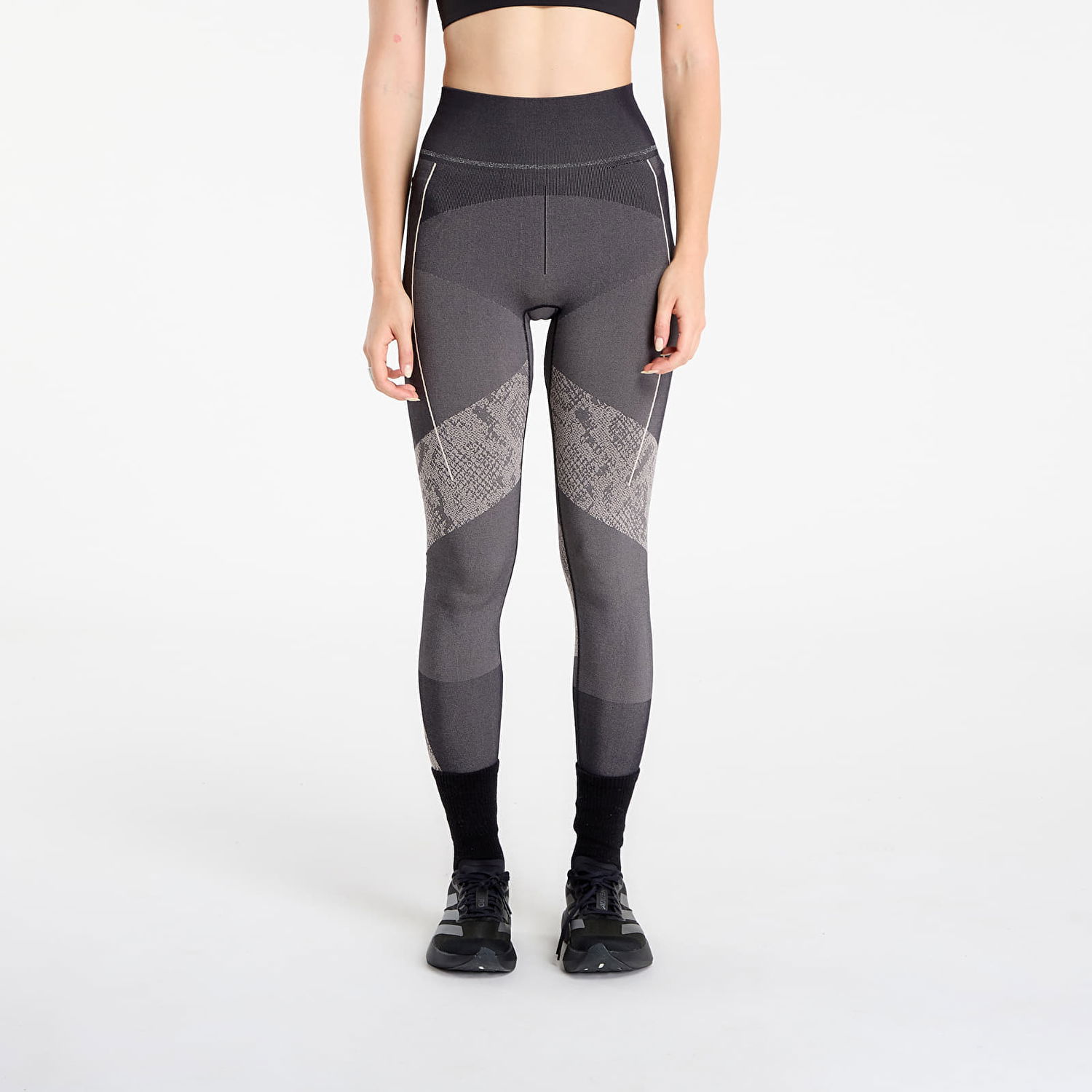 Legíny adidas Performance Stella McCartney Seamless Yoga Leggings Šedá | JW2002, 0