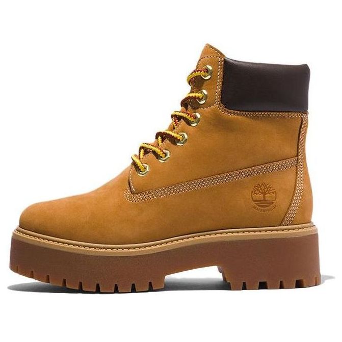Tenisky a topánky Timberland Stone Street 6 Inch Premium Platform Waterproof Boots Žltá | A5RJD