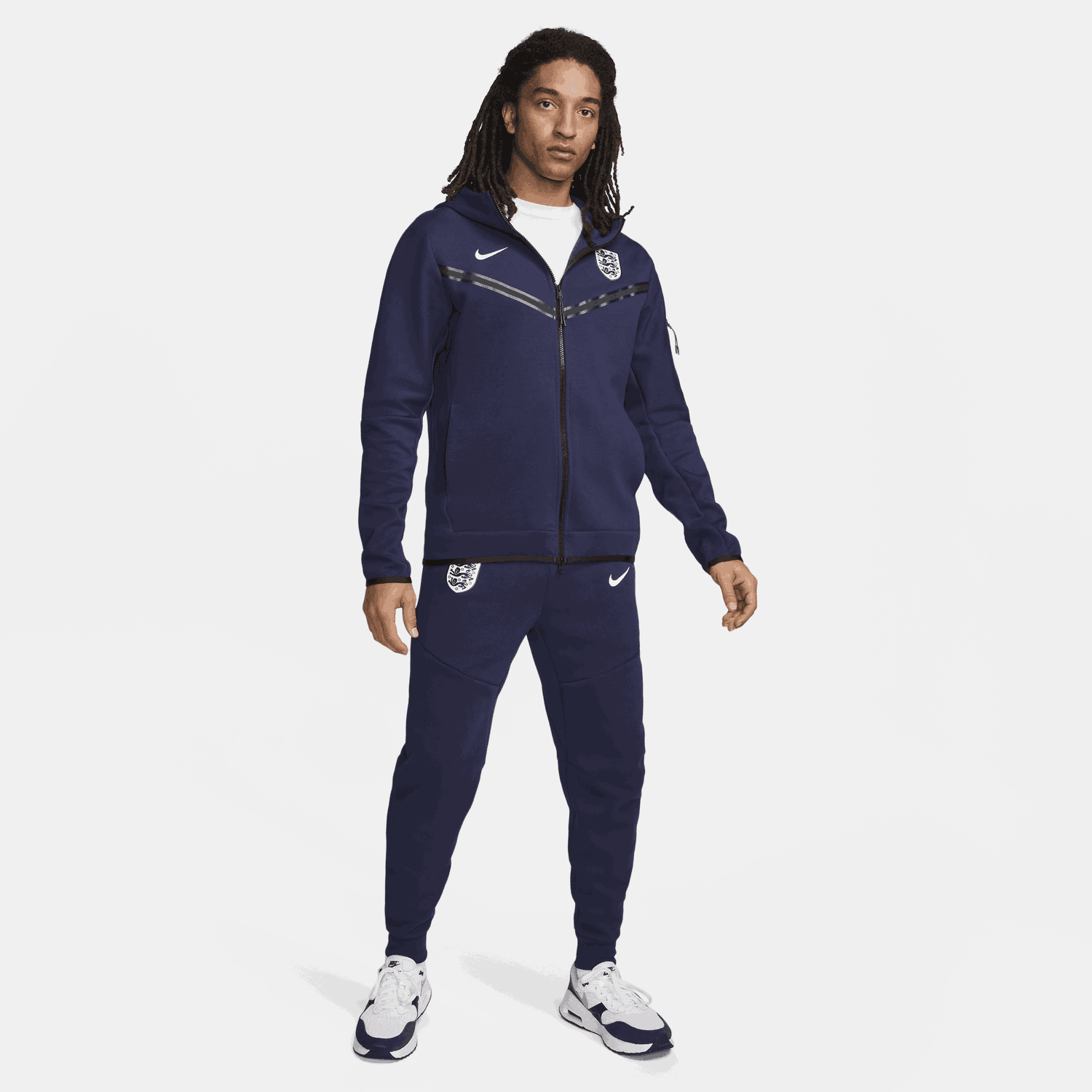 Mikina Nike England Tech Fleece Windrunner Fialová | FZ5828-555, 1