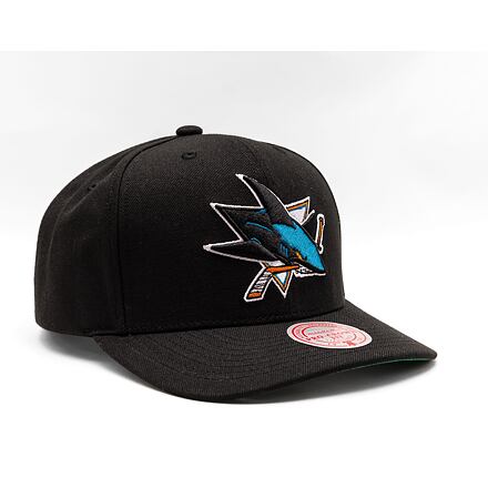 Šiltovka Mitchell & Ness NHL Team Ground 2.0 Pro Snapback San Jose Sharks Black Čierna | HHSS5370-SJSYYPPPBLCK