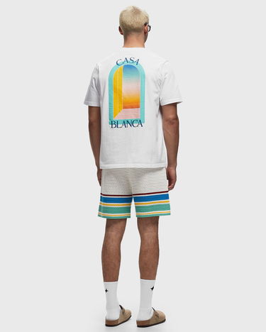 Tričko Casablanca L'ARC COLORE PRINTED T-SHIRT Biela | U-MPF24-JTS-001-01, 1