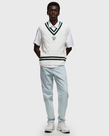 Sveter Polo by Ralph Lauren SLEEVELESS VEST Biela | 710939623001, 1