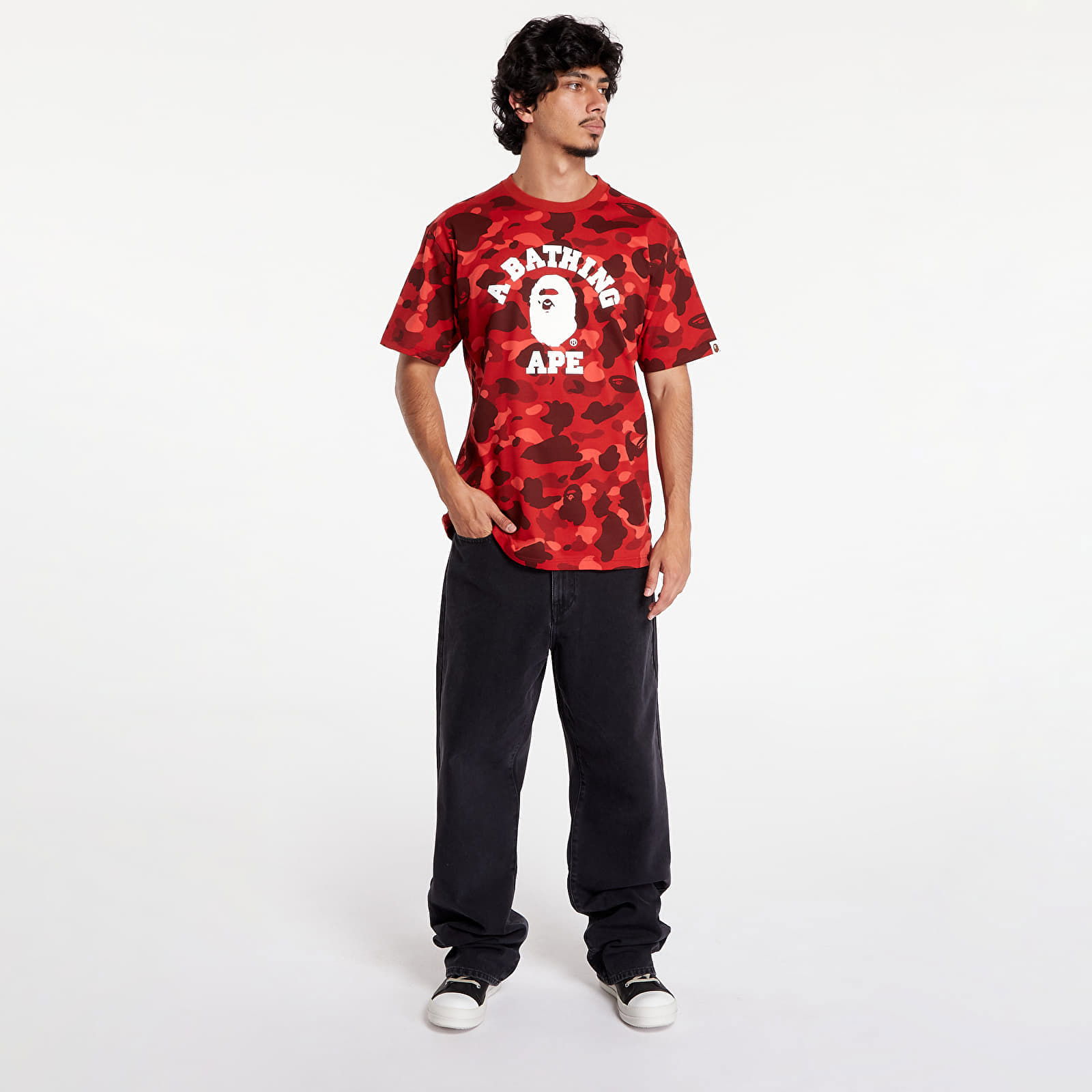 A Bathing Ape Colour Camo College T-Shirt