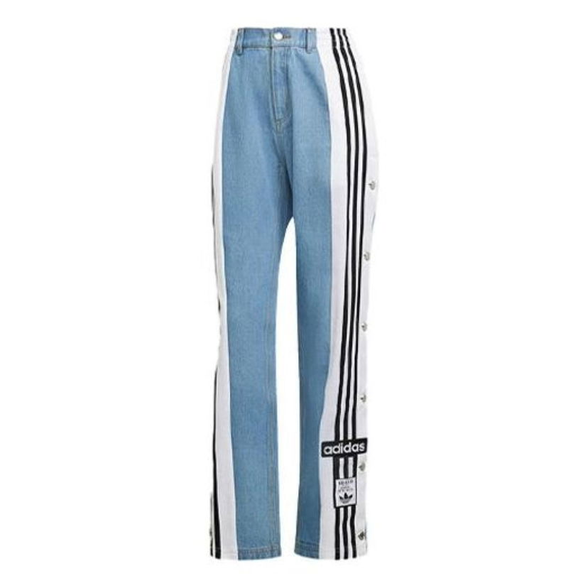 Džínsy adidas Originals Snap Denim Pants Modrá | H59020
