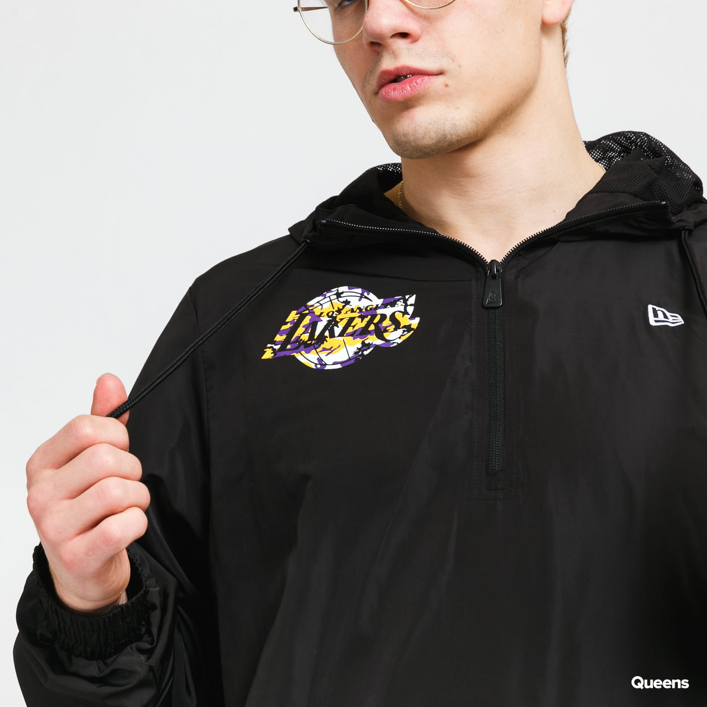 NBA Seasonal Infill Print Windbreaker LA Lakers