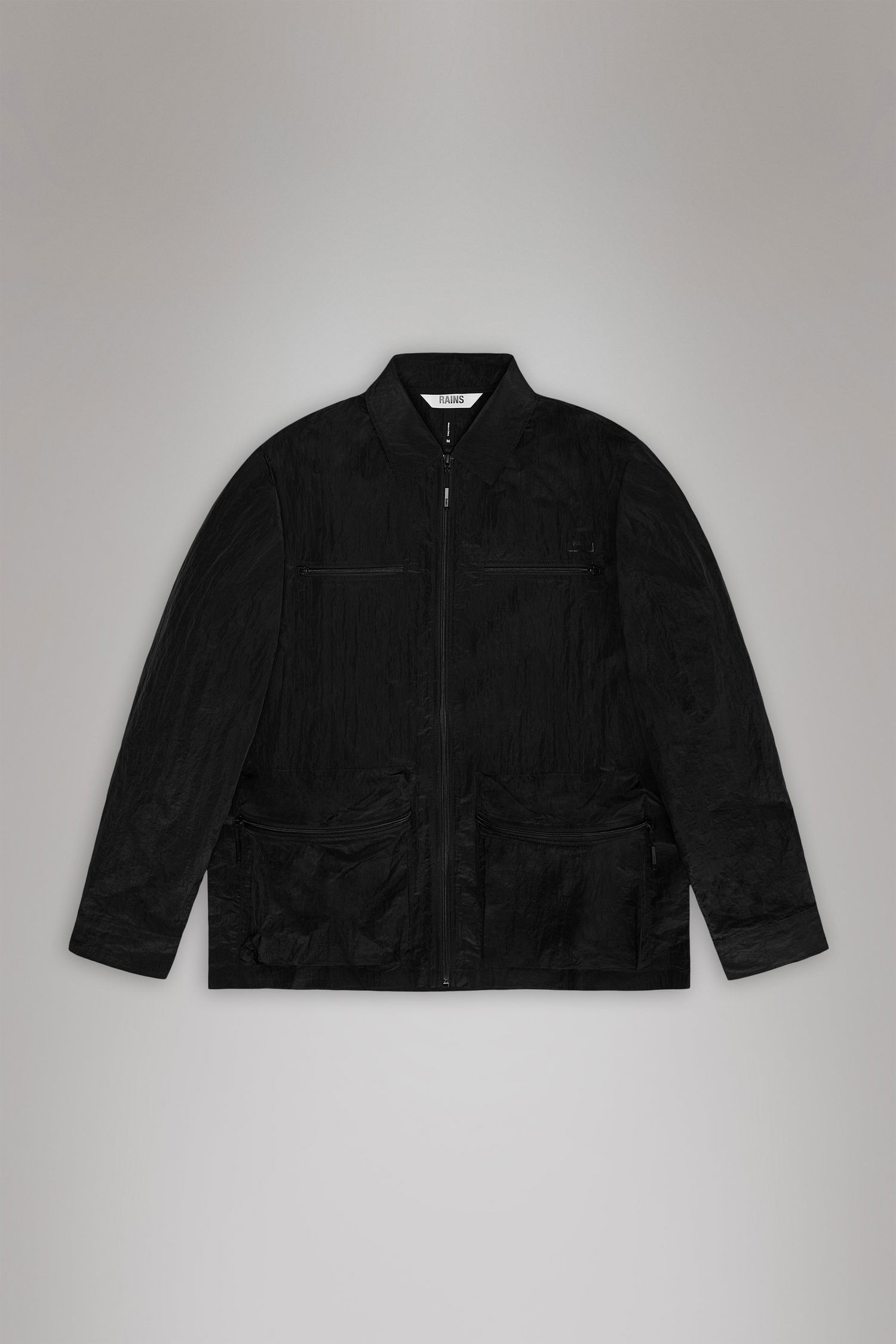 Bomber bunda Rains Kano Overshirt Čierna | 19220\01, 0
