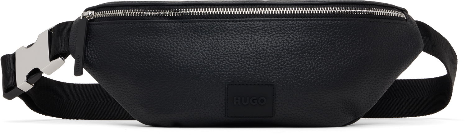 Ľadvinka BOSS Black Leather Belt Bag Čierna | 50535679, 0
