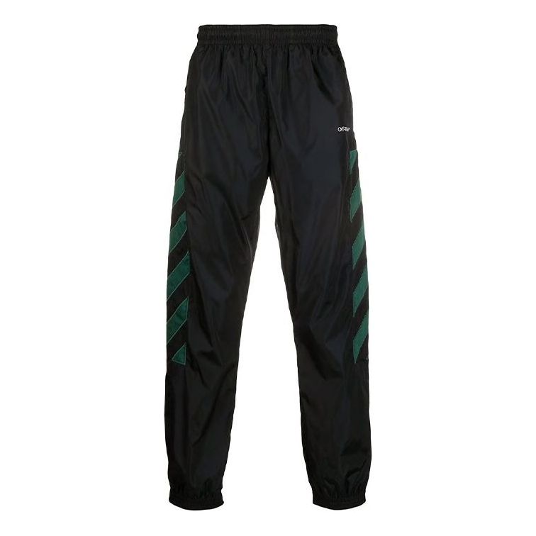 Tepláky Off-White Diag Nylon Track Pants Čierna | OMCA086E20FAB0021001