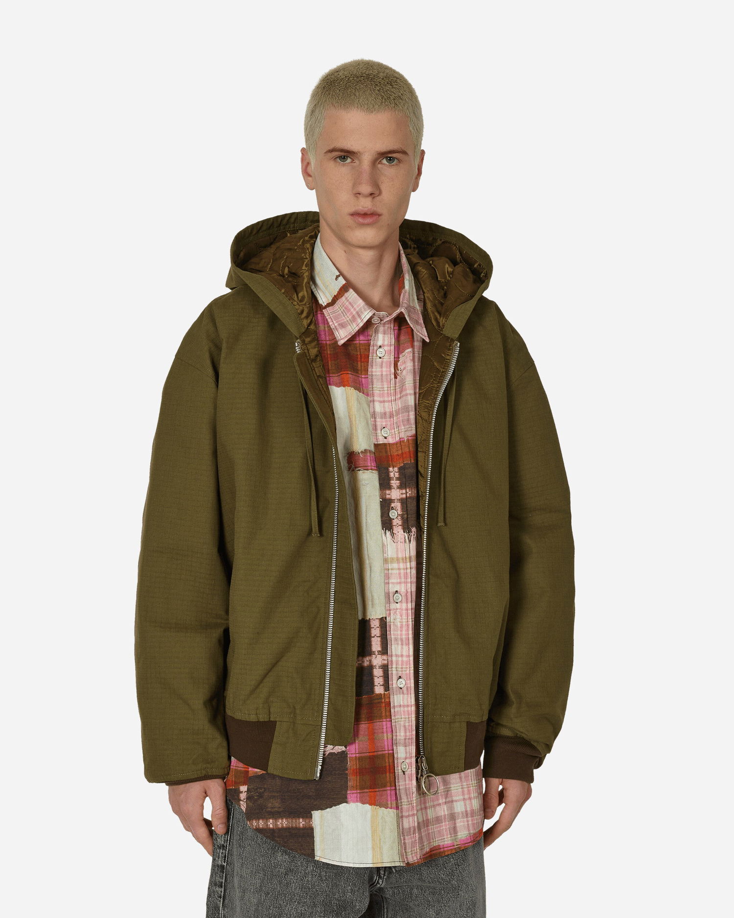 Bunda Acne Studios Ripstop Padded Jacket Zelené | B90754- AB7, 0