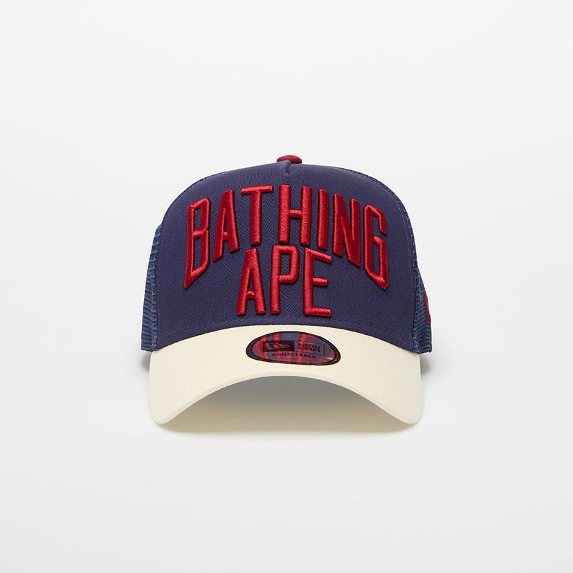 Šiltovka BAPE A BATHING APE x New Era 9Forty Nyc Logo Cap Navy Navy | 001CPL331901CNVY