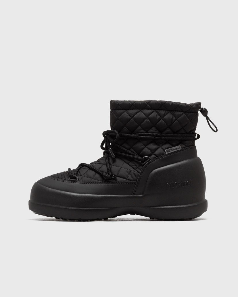 Tenisky a topánky Moon Boot Mezzaluna Quilted Mid Waterproof Boots Čierna | 80D2500020-N001