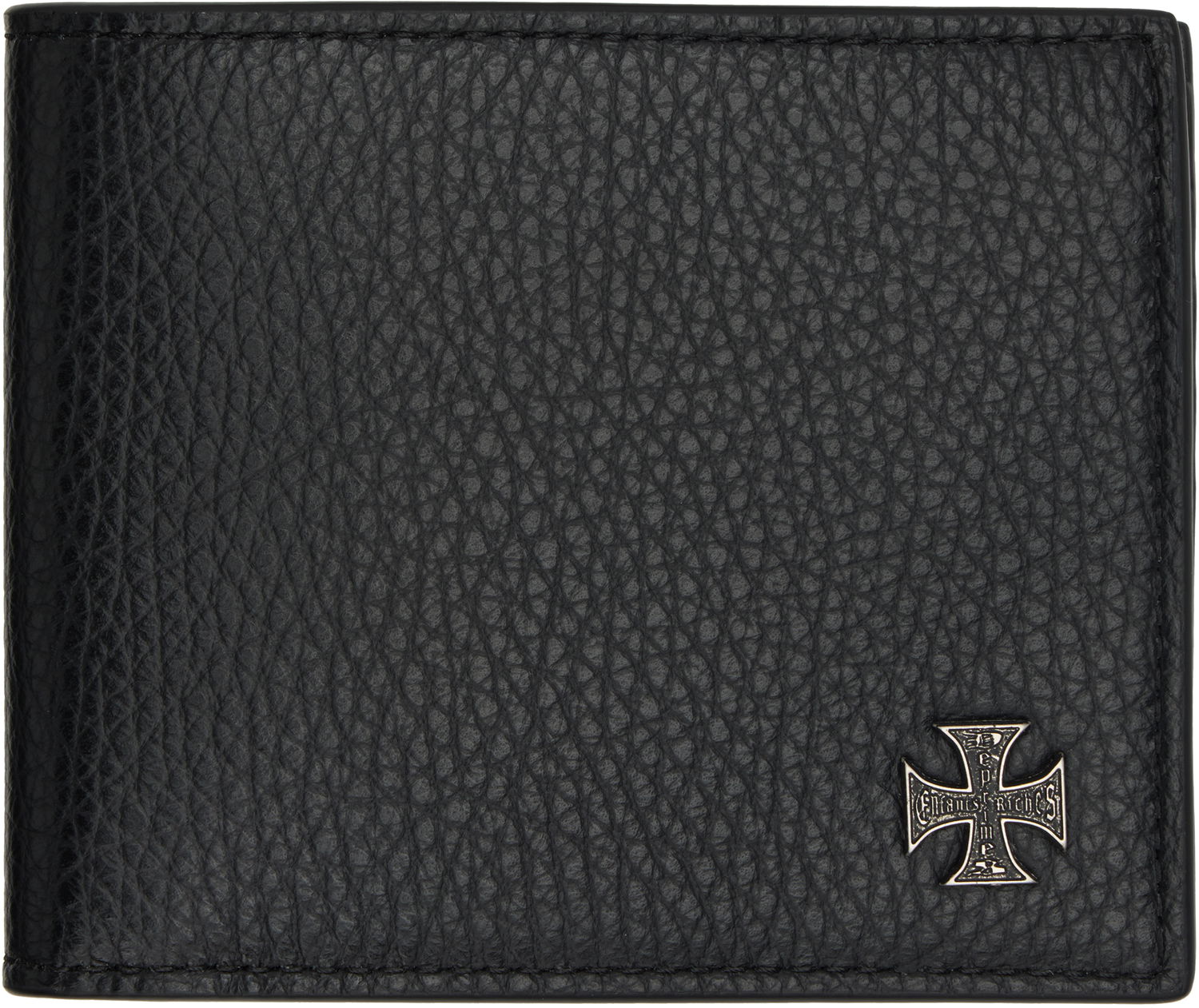 Peňaženka Enfants Riches Déprimés Bifold Logo Embossed Leather Wallet Čierna | 100-368, 0