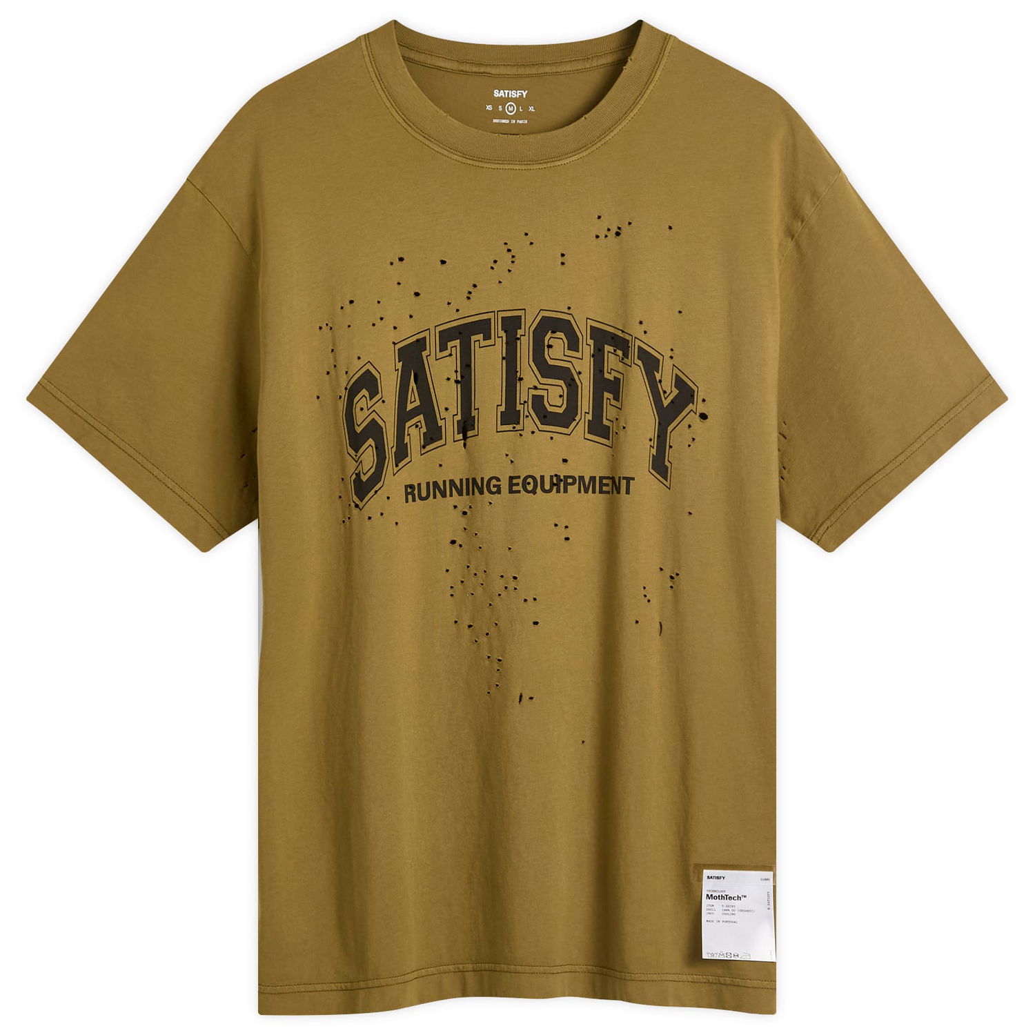 Tričko Satisfy MothTech T-Shirt Zelené | 11006-SBMO-SAC, 1