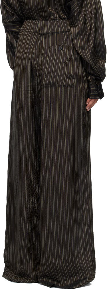Nohavice Dries Van Noten Dries Van Noten Striped Wide-Leg Trousers Hnedá | 252-010909-2267, 2