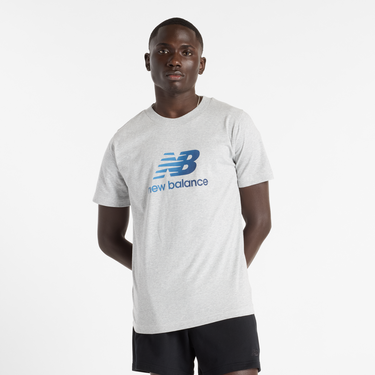 Tričko New Balance Men's T-Shirt MT51503AG Šedá | NBMT51503AG, 0