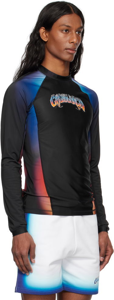 Tričko Casablanca Casablanca Gradient Rashguard Čierna | MS25-SWM-040-01, 1