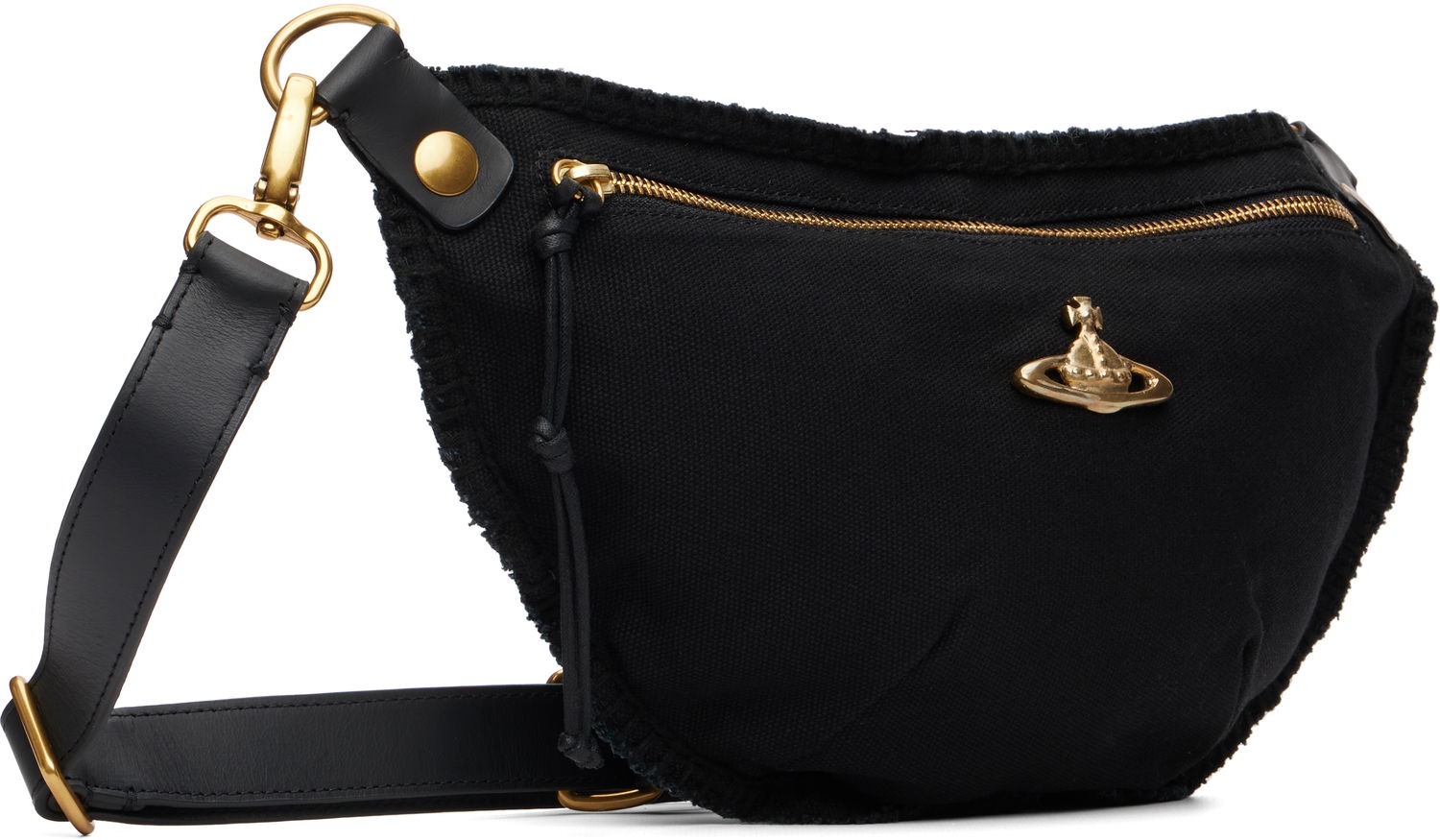 Ľadvinka Vivienne Westwood Vivienne Westwood City Canvas Pouch Čierna | 43070034U-W00IW-ET, 1